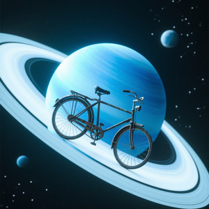 Old Bicycle Around Saturn by JENNYASTY
