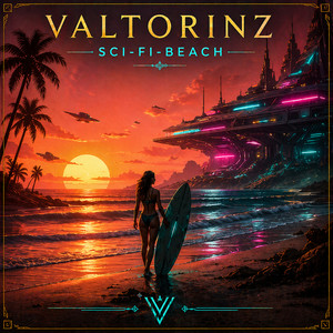 Sci Fi Beach by Valtorinz