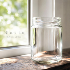 Empty Space by Glass Jar
