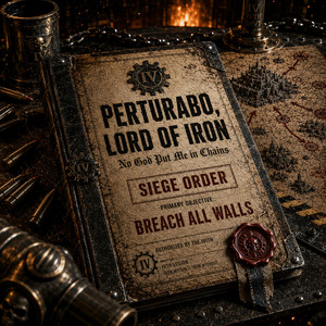 Perturabo – No God Put Me in Chains | Warhammer 40k Iron Warriors by Vishrani