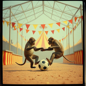 Two Monkeys Fuckin' a Football by Dust & Harmony