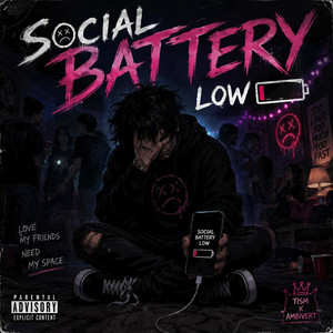 Social Battery Low by Sklur