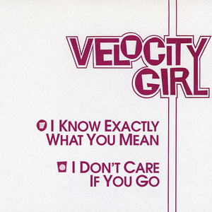 I Know Exactly What You Mean by Velocity Girl