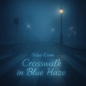 Crosswalk In Blue Haze by Silas Cove