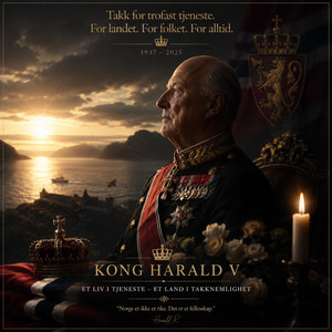 NÅR KONGEN SEILER HJEM by RYVEN