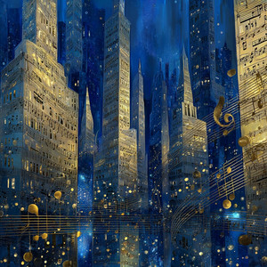 Neon Fugue District by Sebastian Greyson