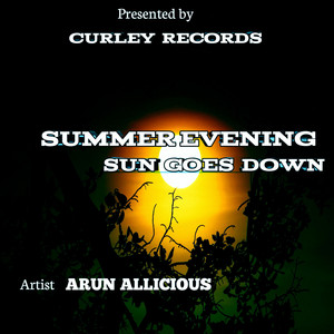 Summer Evening Sun Goes Down