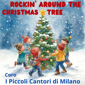 Cartolina Di Natale Con Le Campane E L'agrifoglio Dell'oro