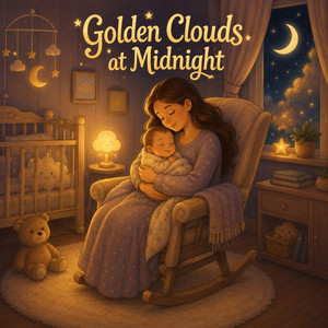 GOLDEN CLOUD AT MIDNIGHT by Olivia´s Moonlit Room