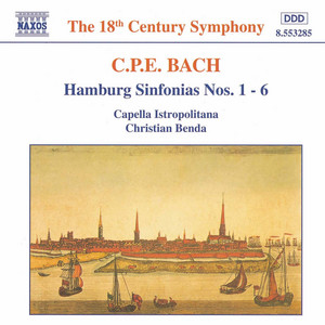 Sinfonia in B-Flat Major, Wq. 182/2, H. 658: I. Allegro di molto by Carl Philipp Emanuel Bach, Capella Istropolitana, Christian Benda