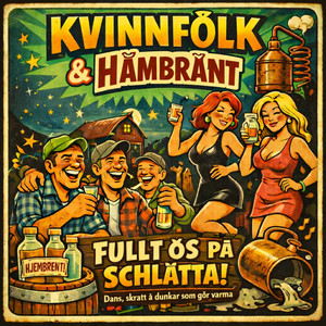 Kvinnfolk & Hämbränt Fullt ös Schlätta! Dans skratt å dunkar som går varma by Tjuren på dal