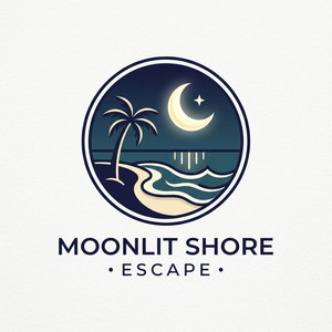 Moonlit Shore Escape by gesha_a.p