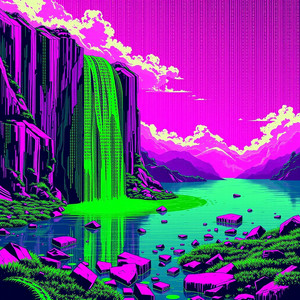 Spirit Falling by Neon Religion
