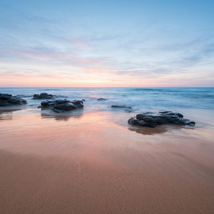 Calm Sea at Dusk by Ray Correro