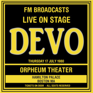 洋楽 ORPHEUM THEATER BOSTON / DEVO LIVE CD BOSTON ORPHEUM THEATER / CD 洋楽 DEVO LIVE