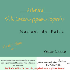 Asturiana (Siete Canciones Populares Españolas)