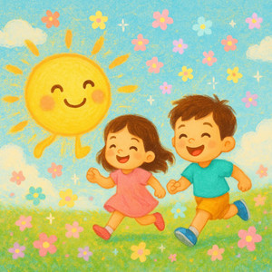 달려라 햇님 by STEVE'S KIDS SONGS