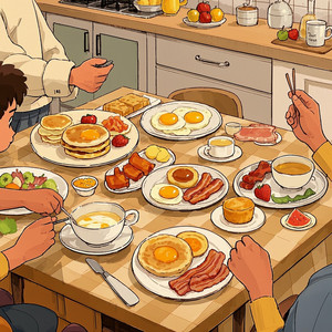 Lofi Lady - Brunch