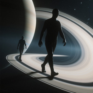 Shadows Walking Across the Rings of Saturn by WALID SINAGA
