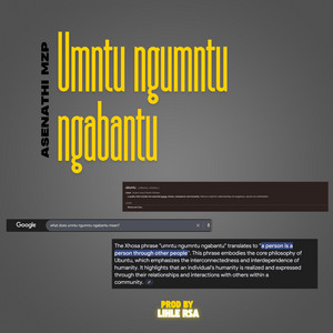 Asenathi MZP - Umntu ngumntu ngabantu