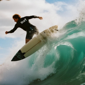 Surf What He Loves by Sam