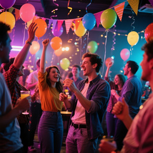 Neon on the party by BINONO HEAW