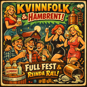 Kvinnfolk & hämbrent! Full fest & reinda ræl! by Tjuren på dal