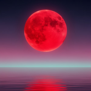 Crimson Moon by Auralyxis