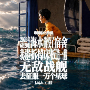 2026年6月20日海水淹沒了宿舍我決定拆掉床板造一艘無敵戰艦去徵服一萬個星球（嗶哩嗶哩2026畢業歌） by 戴荃