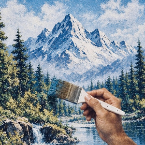 Bob Ross by Fribble
