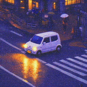 Rainy Commute by Asphalt Bloom