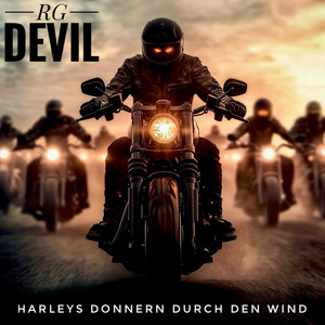 Harleys Donnern Durch Den Wind