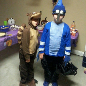 mordecai and rigby by kishordie