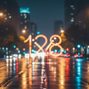 Lights Blur at 128 by Reece
