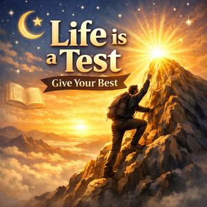 Life is a Test Give Your Best by Mohamed Haseeb