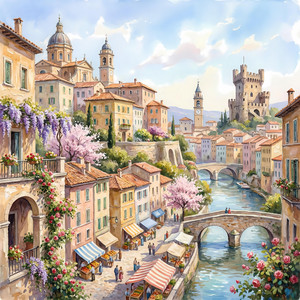 Rooftops of Paris by Marcel Rue