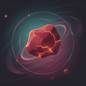 Crimson Asteroid by Xytheron