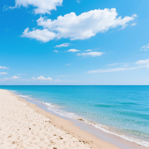 Teara Najea Wright - 海開きの青