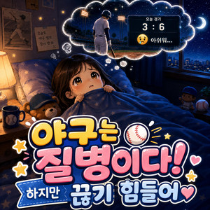 야구는 질병이다! 하지만 끊기 힘들어 by 감자전