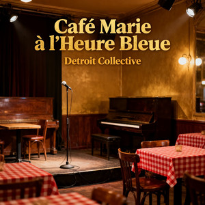 Café marie à l’heure bleue by CRIMSON COLLECTIVE