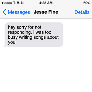 Jesse Fine - If Yer Thinkin' About Me, Lemme Know