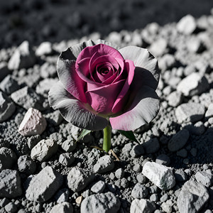 Gray Rose by Keiko Song
