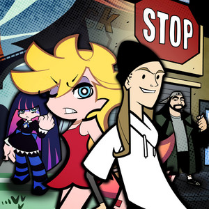 Panty and Stocking vs. Jay and Silent Bob by ColeTheCole