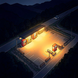 Rest Area Lights by Turbo Sunset