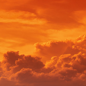 Orange Soda Sunset by Daisey Harper