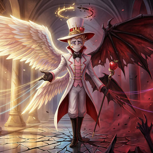 Who Will You Follow (Lucifer, Hazbin Hotel) by ToonFanatic