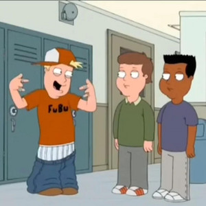 white kid with baggy clothes by qatual