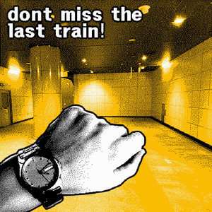 don't miss the last train by boksed