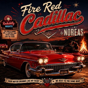 Fire Red Cadillac by NOREAS
