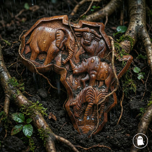 African Mask by African Lofi, Afro Lofi Guy